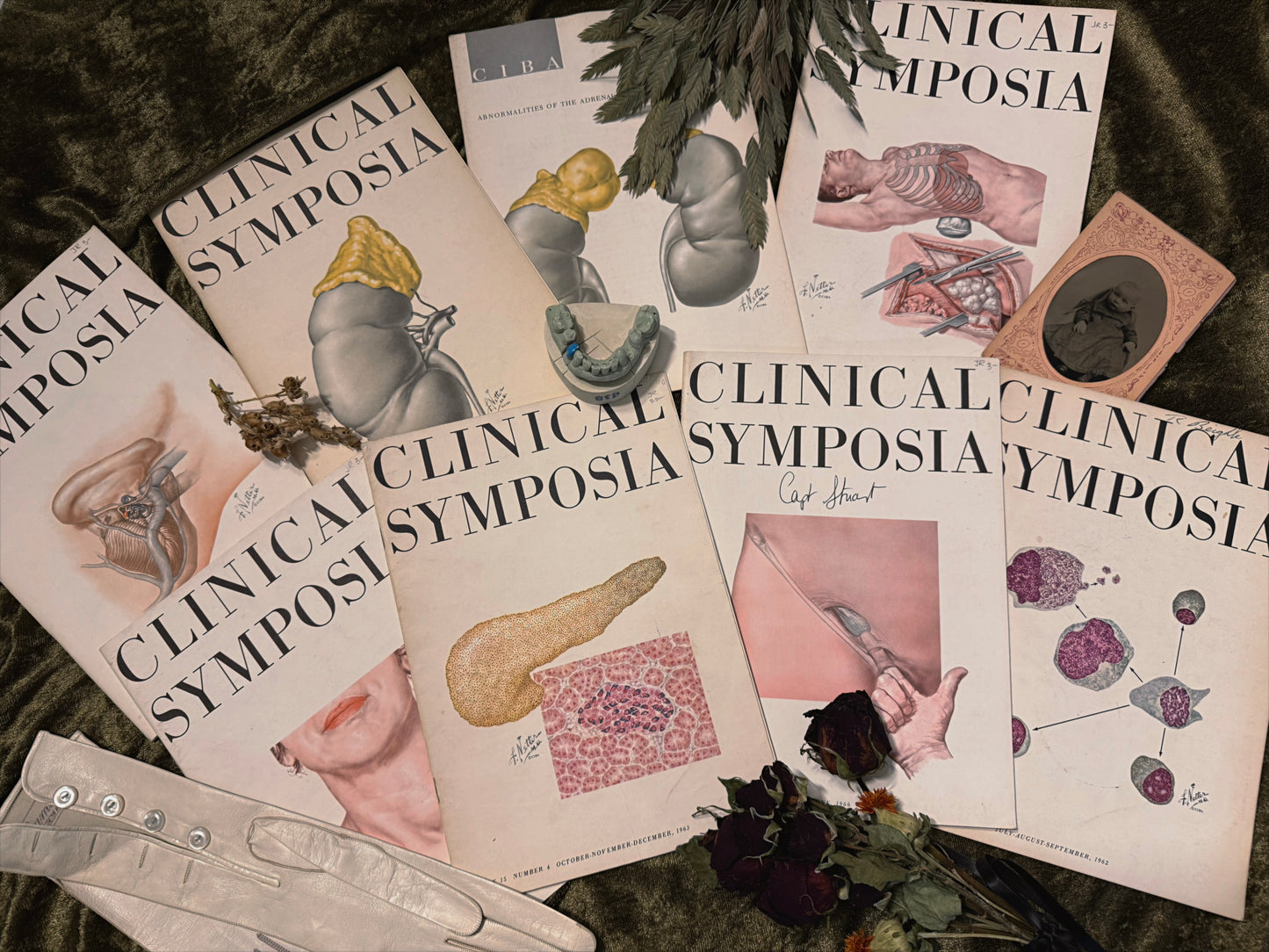 #74 1960s Vintage Clinical Symposia books