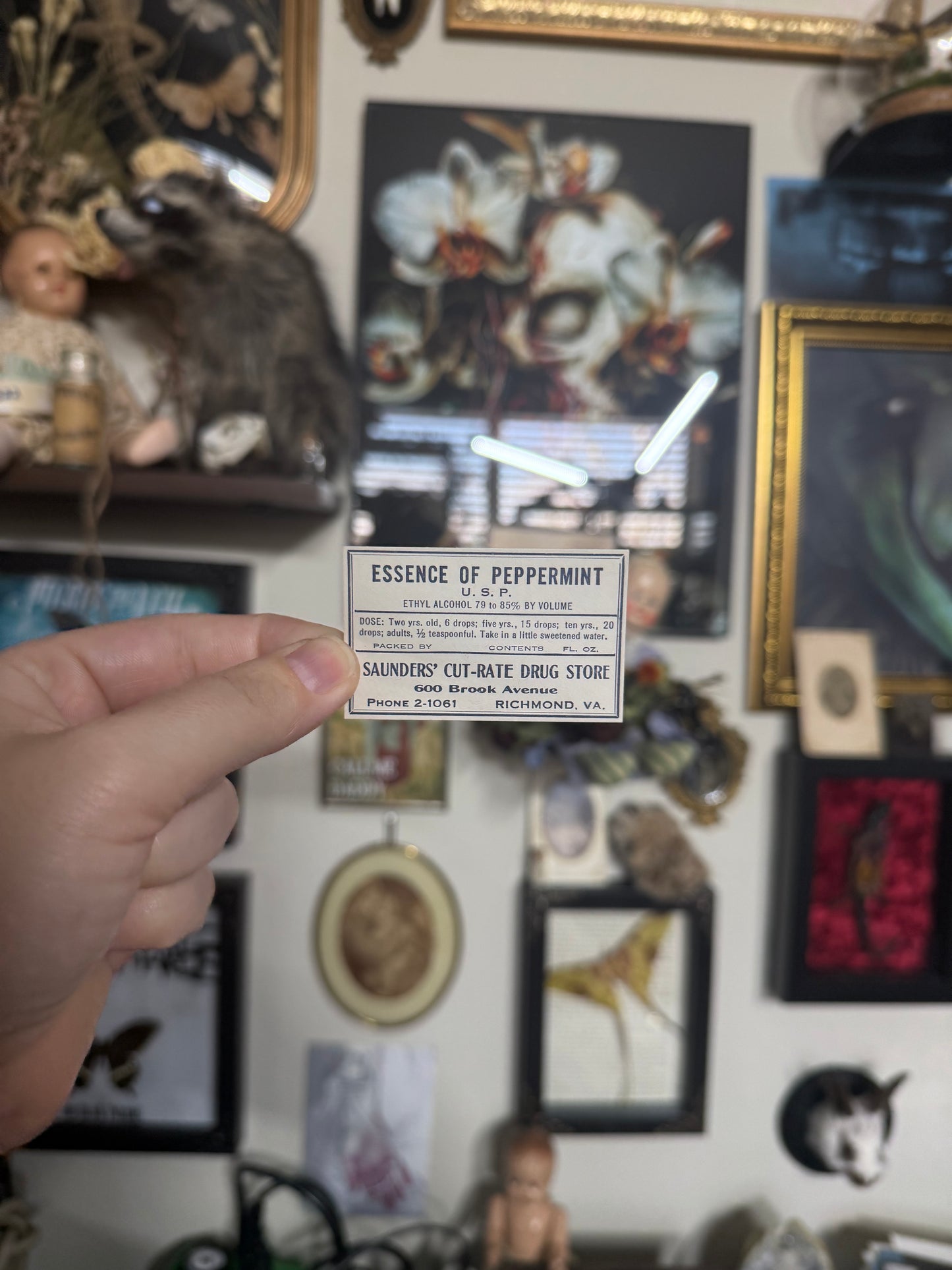 REAL Antique Pre-FDA regulated 1910 drug store labels