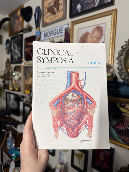 #73 DISCOUNTED Vintage Medical Symposia book 1985 Anorectal Disorders