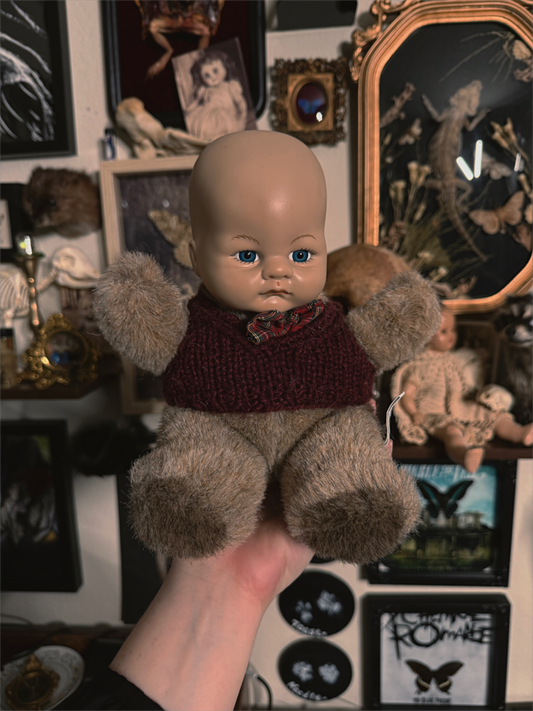 #50 Handmade baby head teddy
